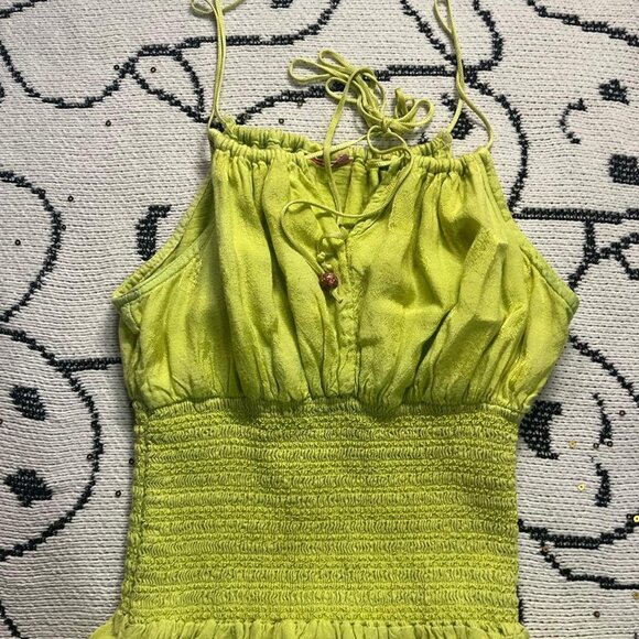 Women's Green Dress - Picture 2 of 3